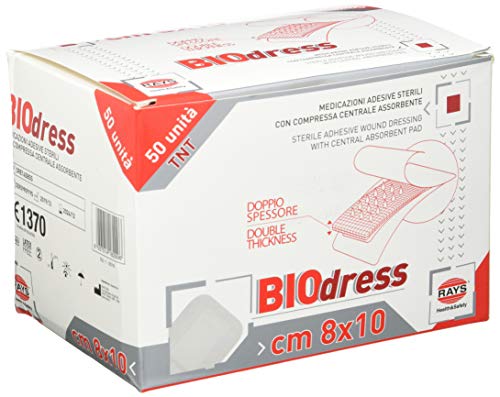 Gima 34861 Apósito adhesivo estéril TNT, 8 x 10 cm, paquete de 50 unidades Cover