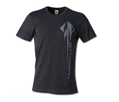 C7 Corvette Stingray Vertical T-Shirt : Heather Black