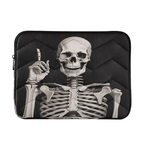 Funda para laptop Smiling Skull para 13-14 pulgadas miniatura 1