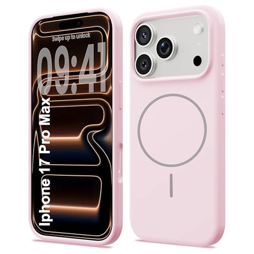 Image of Kratos Active Grip Silicone Case Cover Compatible with iPhone 17 Pro Max - Enhanced Protection, Wireless Magnetic Charging Case with Raised Edge Camera & Screen Protection, Shock-Resistant Design