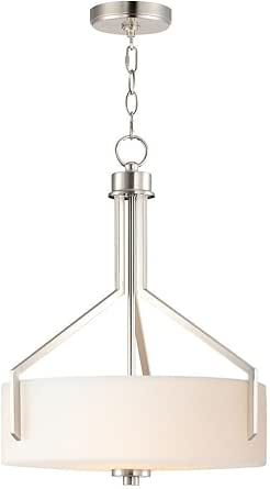 Maxim Dart - 3 Light Entry Foyer Pendant-21 Inches Tall and 16.75 Inches Wide-Satin Nickel Finish