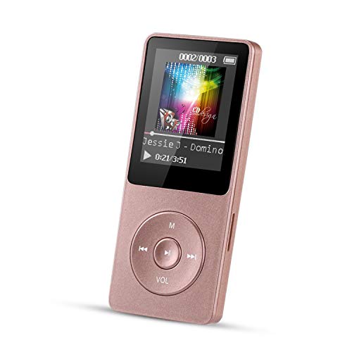 8GB MP3 Player, AGPTEK A02 70 Hours Playback,Music Player with FM Radio/Voice Recorder