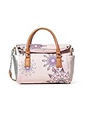 desigual handtasche rot Bodennägel Desigual Damen Bols_luna Rock Loverty Henkeltasche, Pink (Rosa Palido), 14x24x33 cm