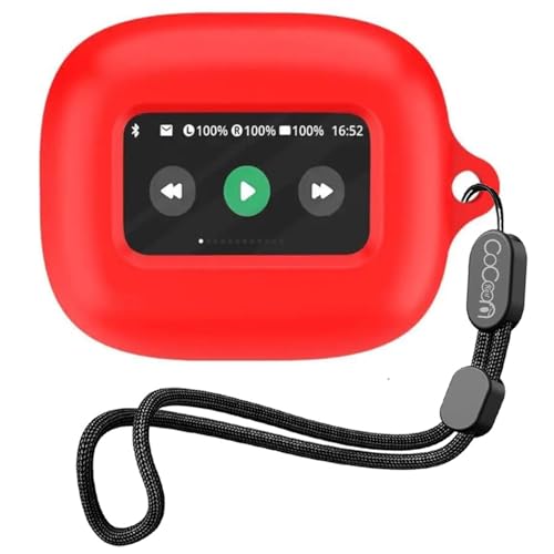 Image of Silicone Case Cover for Live Beam 3 | Live Flex 3 | Live Buds 3 (Lanyard,Red)