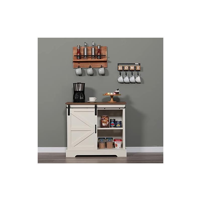 Sophia & William Coffee Bar For Kitchen, Farmhouse Sideboard