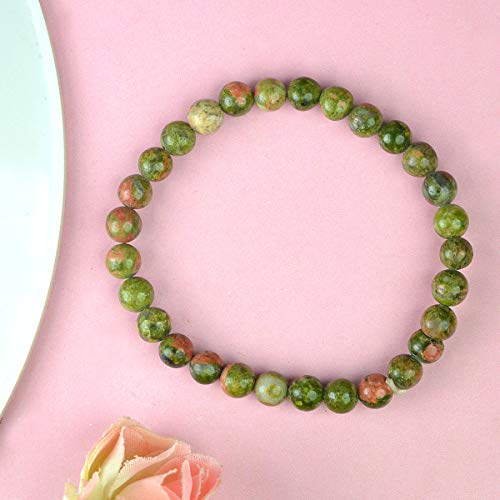 Image of Reiki Crystal Products Natural Crystal Stone Bracelet 6 mm Round Beads for Men & Women | Gemstone Jewellery Bracelet | Reiki Charged | Multiple Stone Variants Available