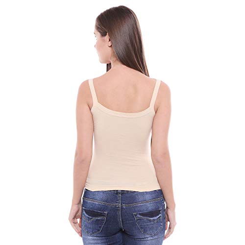 Image of BODYCARE Women's Cotton Relaxed Fit Camisole (Pack of 3)