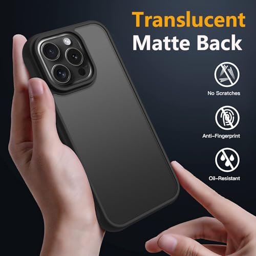 Image of iPhone 16 pro Case,Translucent Matte(Black)