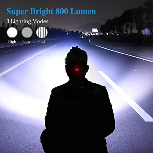 Linkax Torcia Lampada Frontale LED Lampada da