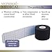 Mondo Medical Kinesiology Tape Precut Strips 2in x 16ft Roll - Black Athletic Tape for Skin Muscle Sports Body Tape