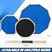 8 Pieces Drum Practice Pad and Sticks Set 12 Inch, 8 Inch Double Sided Silent Snare Drum Pads with 2 Pairs 5a Drum Sticks for Drum Realistic Practice Drumming(Blue)