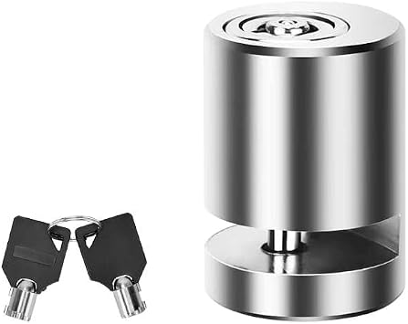 Zpana Motorcycle Disc Brake Lock, Anti Theft Waterproof Heavy Duty Motorbike Security Wheel Disk Lock with Keys, Motocross Locking Accessories, Universal for ATVs Dirt Bikes 1.73 x 1.5