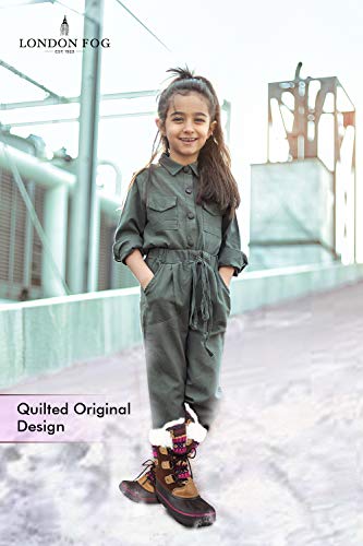 LONDON FOG Girls Tottenham Cold Weather Warm Lined Snow Boot3