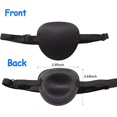 Rikeyo 6Pcs Eye Patch, Adjustable Soft Eye Patches For Adults And Kids,Medical Eyepatch,Amblyopia Lazy Eye Patches For Left Or Right Eyes, 6 Colors #TOP4