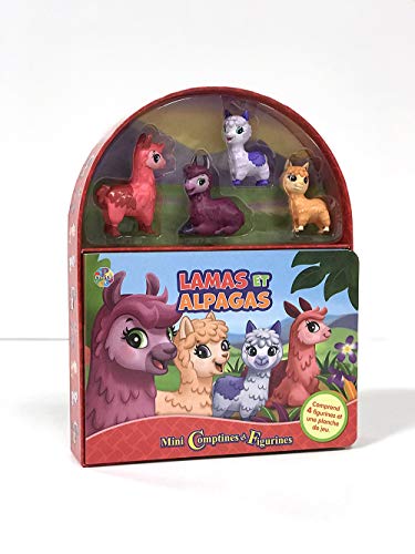 Phidal Lamas et Alpagas Mini Comptines et Figurines - Livres d'activités pour Enfants, Livre illustré de 10 Pages, 4 Figurines, Une Planche de Jeu – vue 2