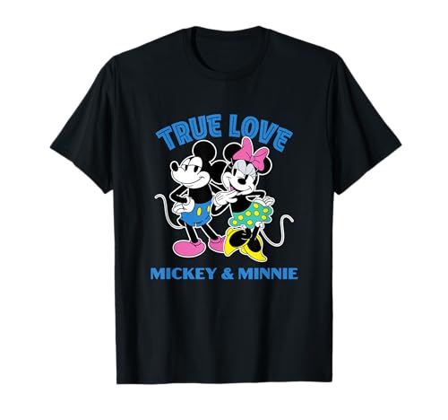 T-shirt Mickey et Minnie Mouse Disney Saint-Valentin pour couple