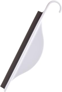 Shower Squeegee for Glass Doors, Shower Cleaner, Mini Squeegee, Rubber Window Squeegee with Hanging Hook, Window Cleaner Tool for Cleaning Sink, Counter, Tiles, Handy Window Glass Water Blade