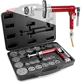 Ayolofei Bremskolbenrücksteller Set Auto, 24 TLG Universal Pneumatischer Bremskolbenrücksteller mit Koffer zum Drehen und Drücken von Bremskolben an diversen Auto, Passend für die Meisten Pkw