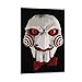 Withtap Póster de la marca Saw Jigsaw Puppet 01 en lienzo y arte de la pared, impresión moderna de la decoración del dormitorio familiar de 50 x 75 cm