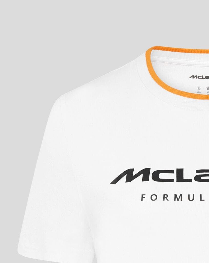 McLaren Castore F1 Women's Core Essentials T-Shirt (S) White - Image 4