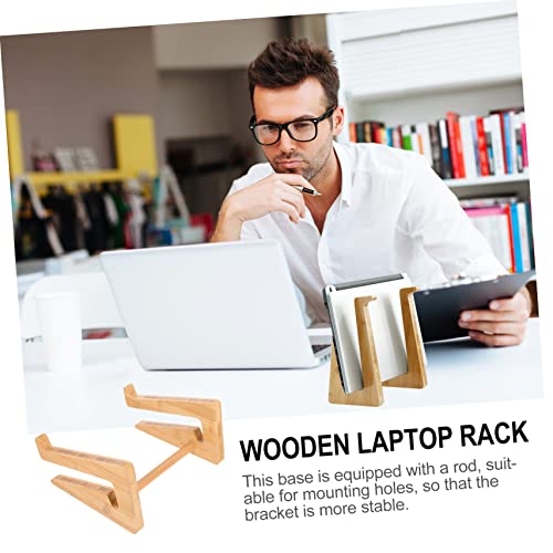 LIFKOME 1Pc Suporte De Computador De Madeira Suporte Para Laptop Suporte Vertical Para Laptop Suport