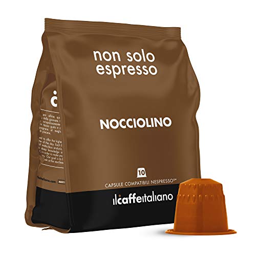 FRHOME - 50 Capsules compatibles Nespresso - Noisette - Il Caffè Italiano