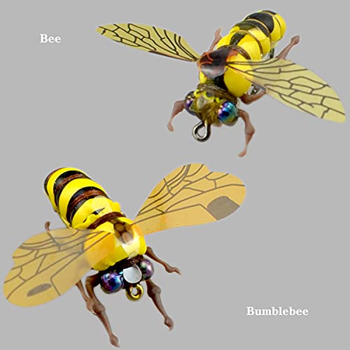YAZHIDA Fliegenfischen-Set, Bienenfliegen-Sortiment, Wildbienen-Flugserie - Image 3