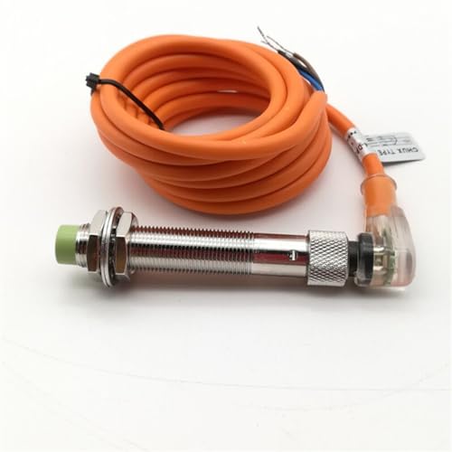 Sensor inductivo PNP M12: detección precisa de 4mm con conector 5