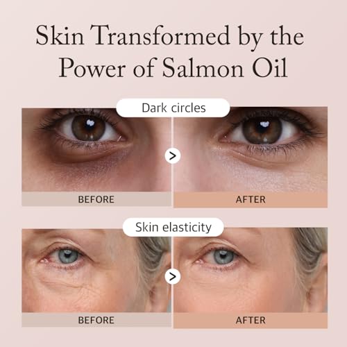 eyeNlip Salmon Peptide Eye Cream 1.18 fl oz - Daily Lightweight Cream with Niacinamide and Nutrition-Rich Complex for a Refreshed Under-Eye Look, Korean Skincare Routine - Image 4