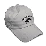 Custom Soft Baseball Cap Catfish B Embroidery Wild Animals Catfish Embroidery Twill Cotton Dad Hats for Men & Women Light Grey Personalized Text Here