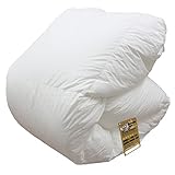 「Amazon.co.jp限定」 羽毛布団 シングル ハンガリー産 ホワイトマザーグースダウン 93％ 二層立体 ツインキルト 無地ベージュ 軽量生地仕様 国産 掛け布団 ダウンパワー400 CIL ゴールド ラベル 日本製