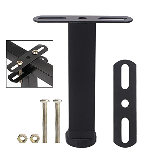 XYZDOUBLE Pieds de lit réglables Pieds de Meubles Pieds de Support à Lattes Robustes Pieds de Support de Meubles en métal Accessoires de Cadre de lit Pieds de canapé Pieds de Bureau avec vis 250 mm Cover