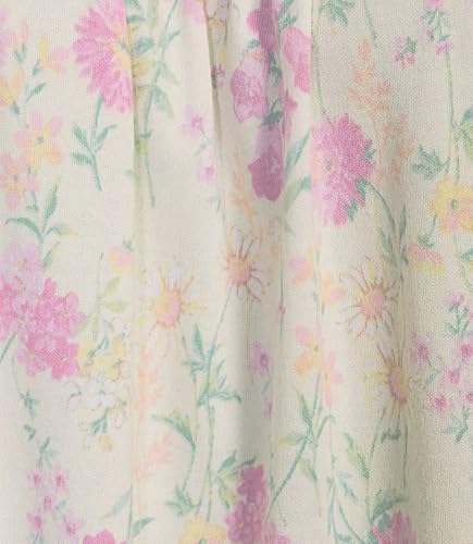 Image of Miss Elaine Short Cottonessa Nightgown, Short Sleeves and Beautiful Pattern Gown, Sleepwear & Loungewear