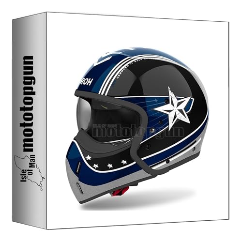 Casque moto Airoh J110 Command Octane Gloss en taille S pour motards