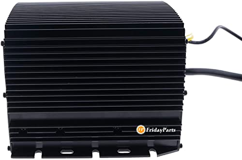 Fridayparts 24V 25A Battery Charger 912-2400-16 912-2400-J2 912-2400-J7 Replace For Delta-Q #TOP6