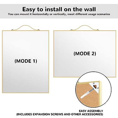 image for ABERLLS Small Dry Erase Board, Magnet Board for Wall, 16