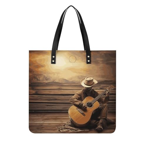 Sac fourre-tout Western Musique léger grand sac à bandoulière
