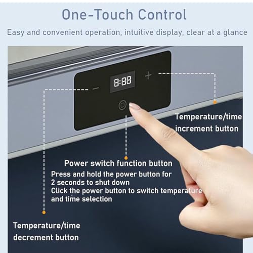 Macchina di prova del pane elettrico 40L 20-45C Controllo dell'umidità di temperatura Fermentatore dell'impasto impilato con il timer di tocco della finestra trasparente per il formaggio dello yogurt