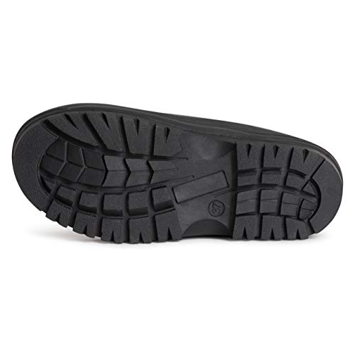Image of POLAR Mens Muck Lace Up Short Nylon Winter Snow Rain Lace Up Casual Duck Boots