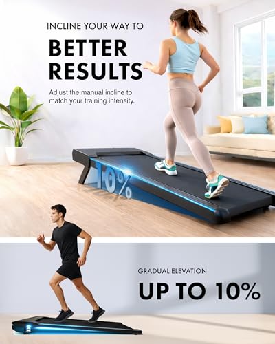 Kayman 3-in-1 Walking Pad Treadmill – Under Desk Electric Treadmill, 10% Incline, 1–6km/h, Running, Walking & Working Modes, 120kg Capacity, Space-Saving, LED Display, Remote, 900×400mm Belt - Image 8