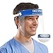 Produktbild Comoco 1pc Volles Gesicht Schutz Visier,Plastik Einstellbar Transparent Gesicht Gesicht zu Verhindern Speichel,Speichel et - Blau