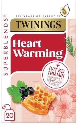 Twinings Superblends Heart Warming Tea Blackcurrant & Rosemary, 20 Tea Bags