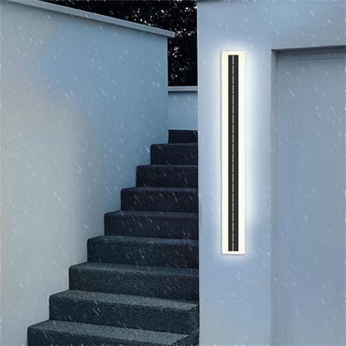 Lampe solaire extérieur LED 40CM applique murale étanche IP65 en aluminium blanc