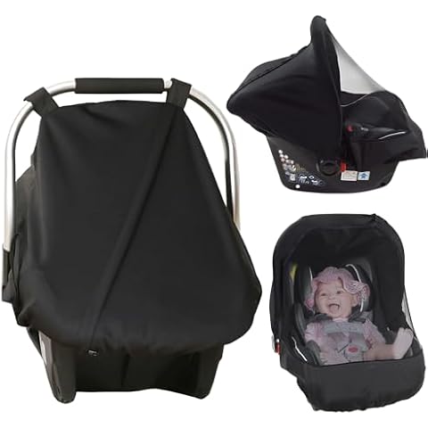 2-in-1 Baby Car Seat Sunshade Canopy Cover