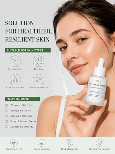 YinShun CICA REPAIR SERUM 30ml - Dry & Sensitive Skin,Strengthens — view 5