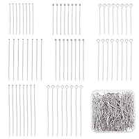 Clavjas de clavjas, tapas de cuentas medo perforadas, pasadores de ojo de latón, 4 mm, tapas Clavjas de clavjas, tapas de cuentas medo perforadas, pasadores de ojo de latón, 4 mm, tapas