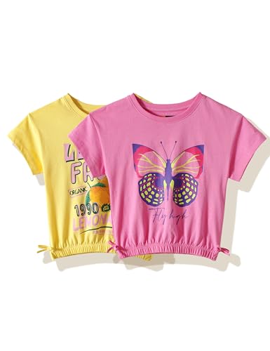 Image of Amazon Brand - Symbol Girl's Graphic Relaxed Fit T-Shirt