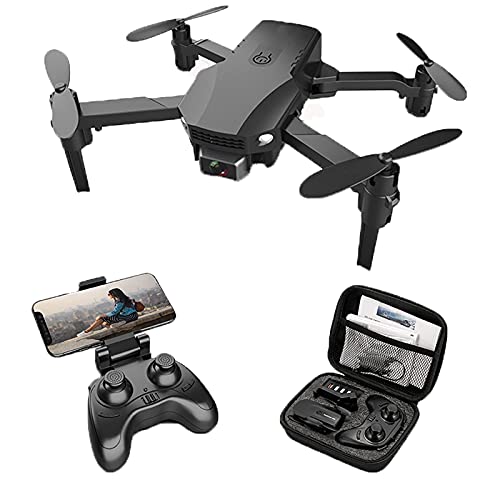Drone with 4K Camera, Dual Camera WiFi Live Video Foldable Drone 15Mins Flight Time,Trajectory Flight, App Control,Altitude Hold,Easy for Beginner