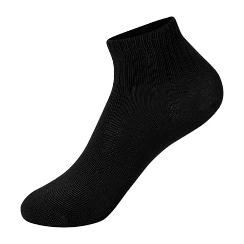 Image of Hanes Boys' Ankle Socks for Boys - Super Value 22-pack Quarter Socks - Lightweight Comfort - No Slip Fit Ez Sort