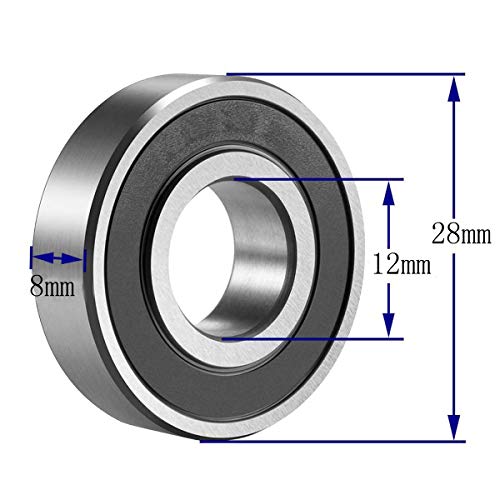 Mengger Cuscinetto a Sfere Metallo Acciaio
